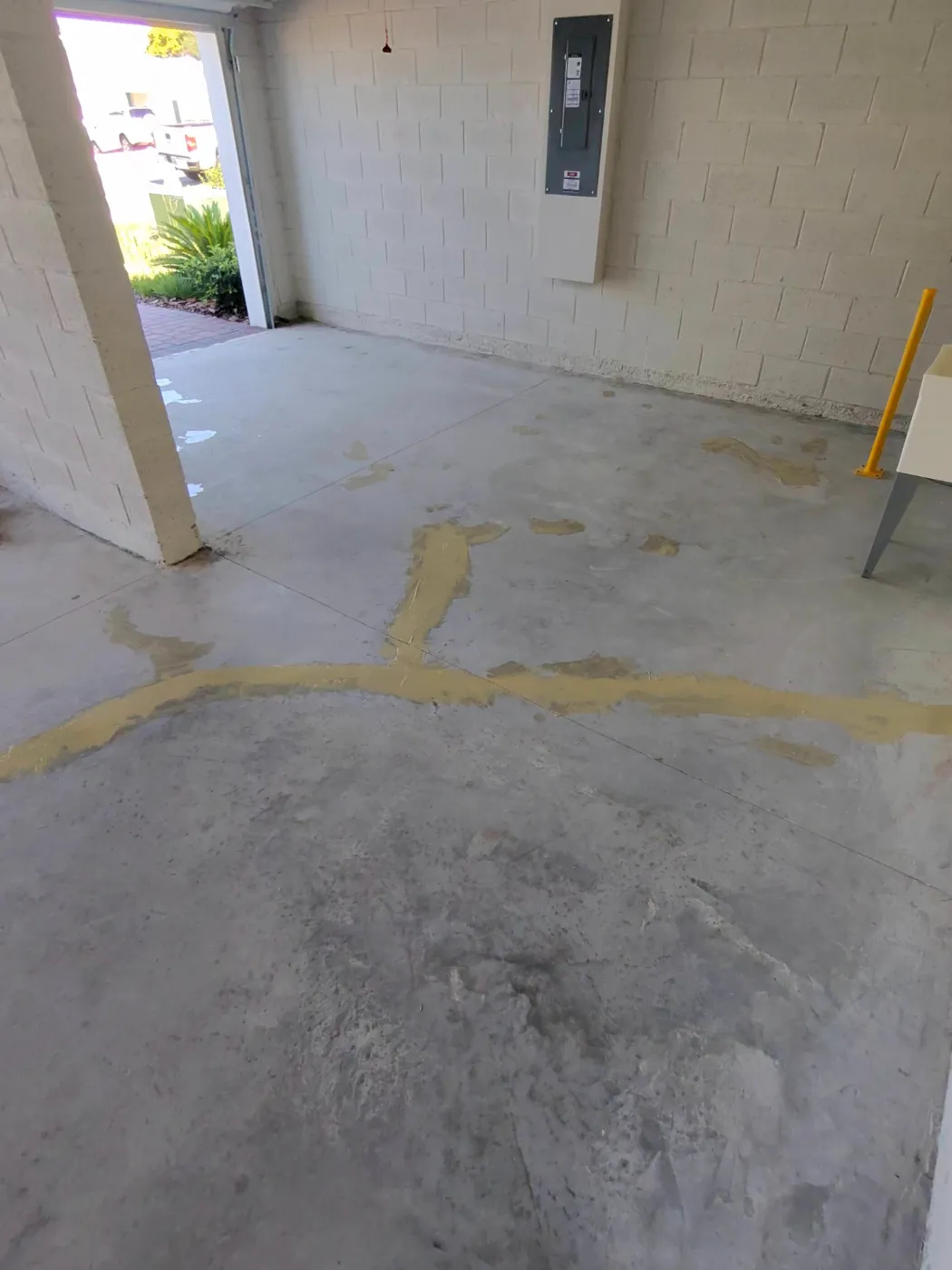 Crack repair for a better finish and surface preparation